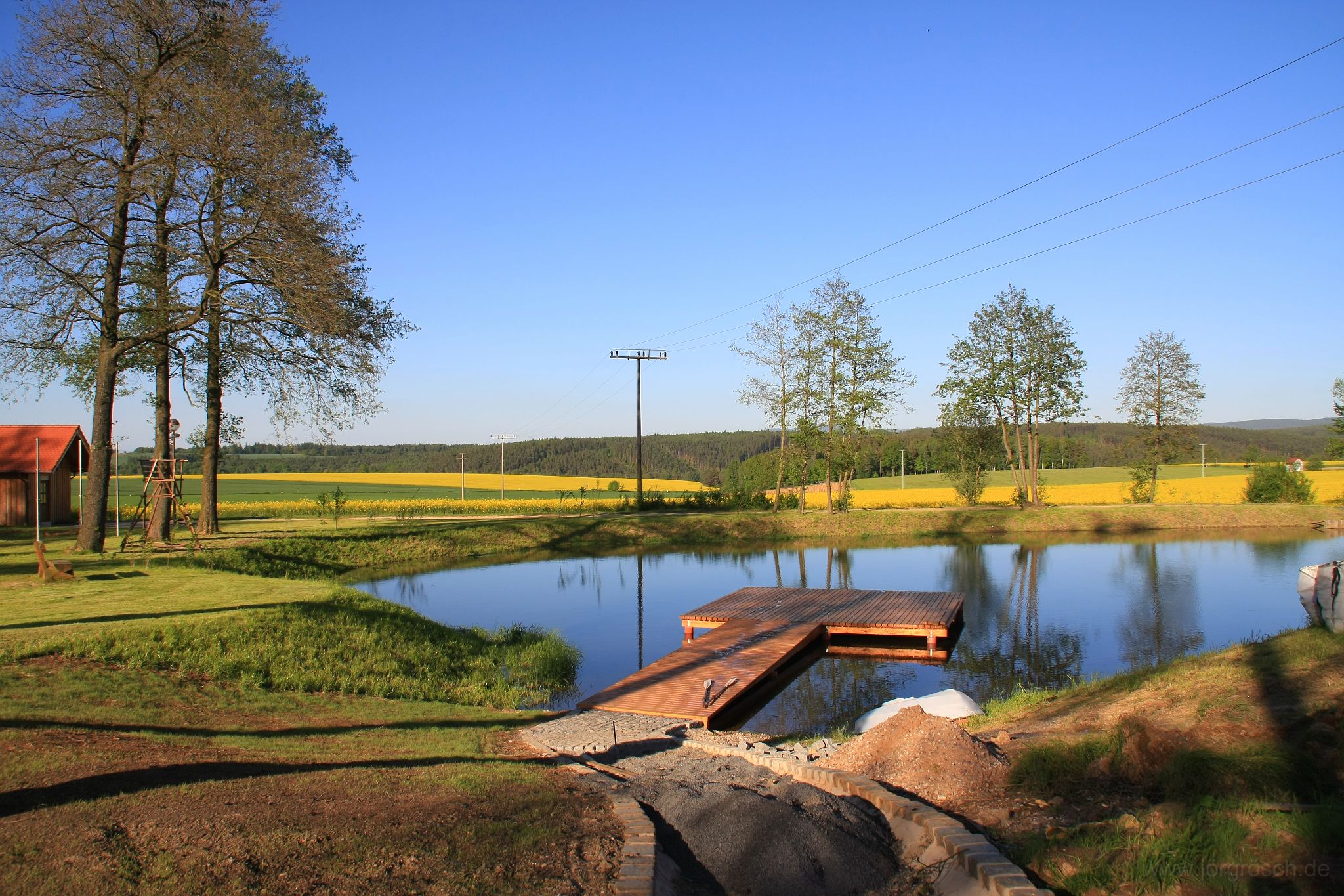 20100604-steg.jpg - Der Steg nach Osten